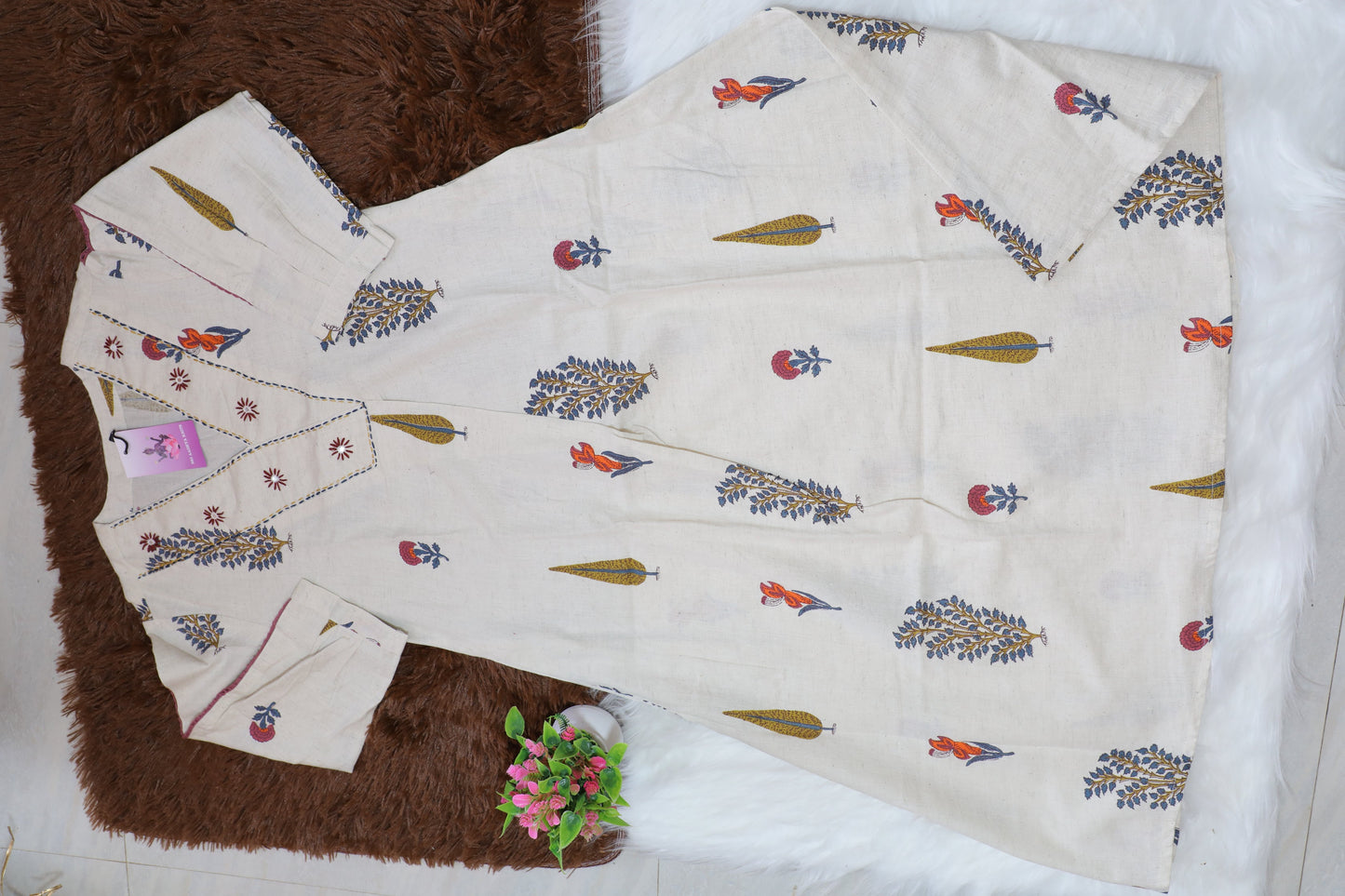 S1141 Cotton Kurthi with Pant