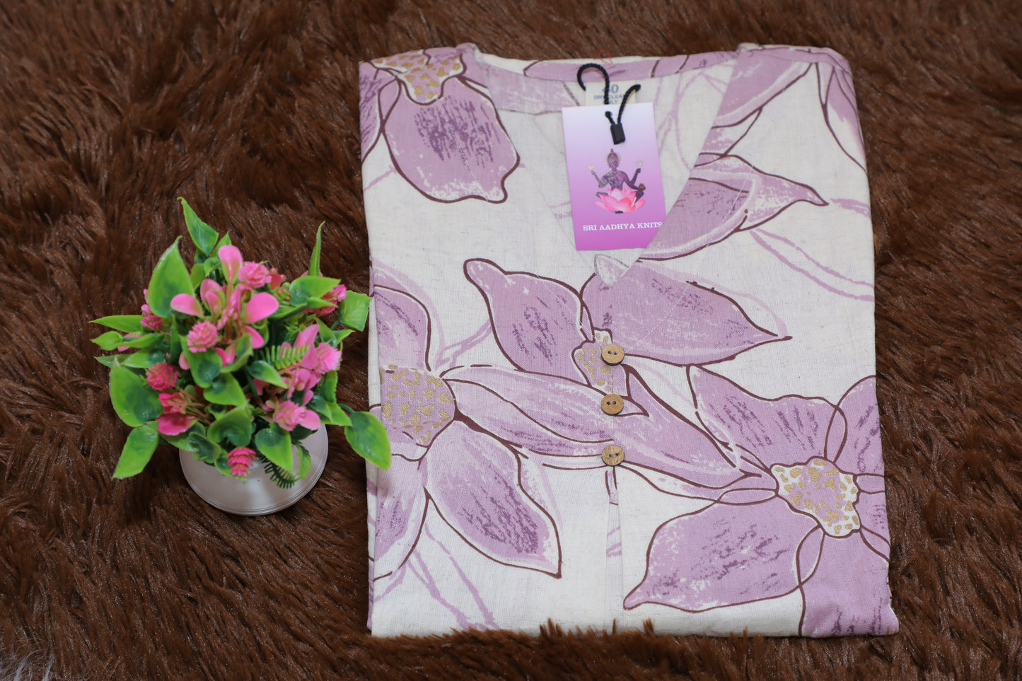 S1128 Pure Cotton Kurthi with Pant