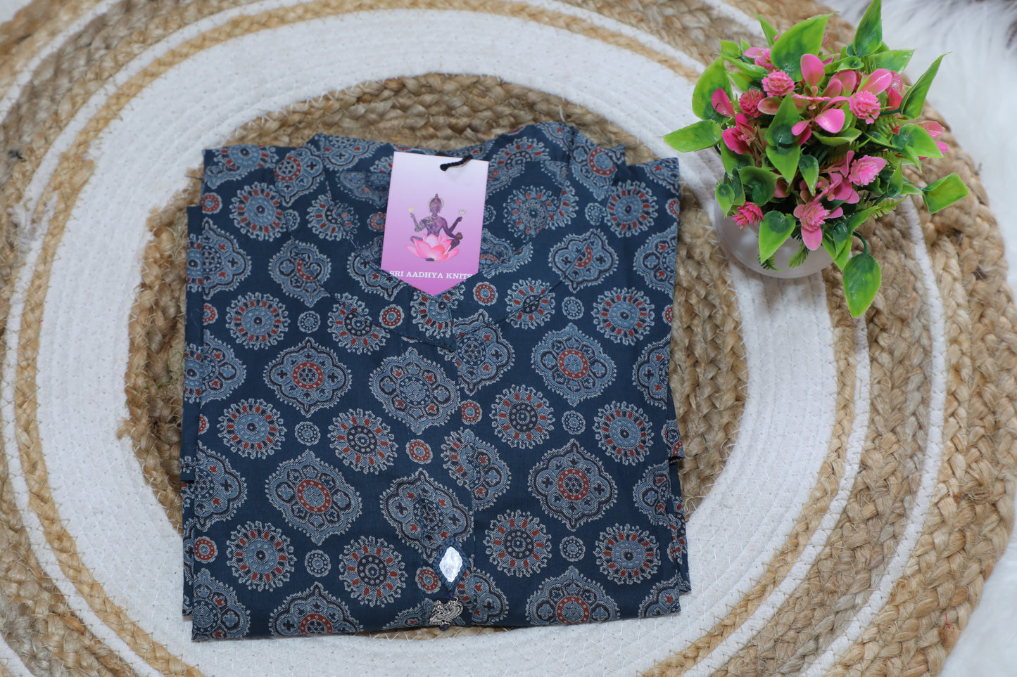 S1121 -Chinese Collar Kurthi with Pant