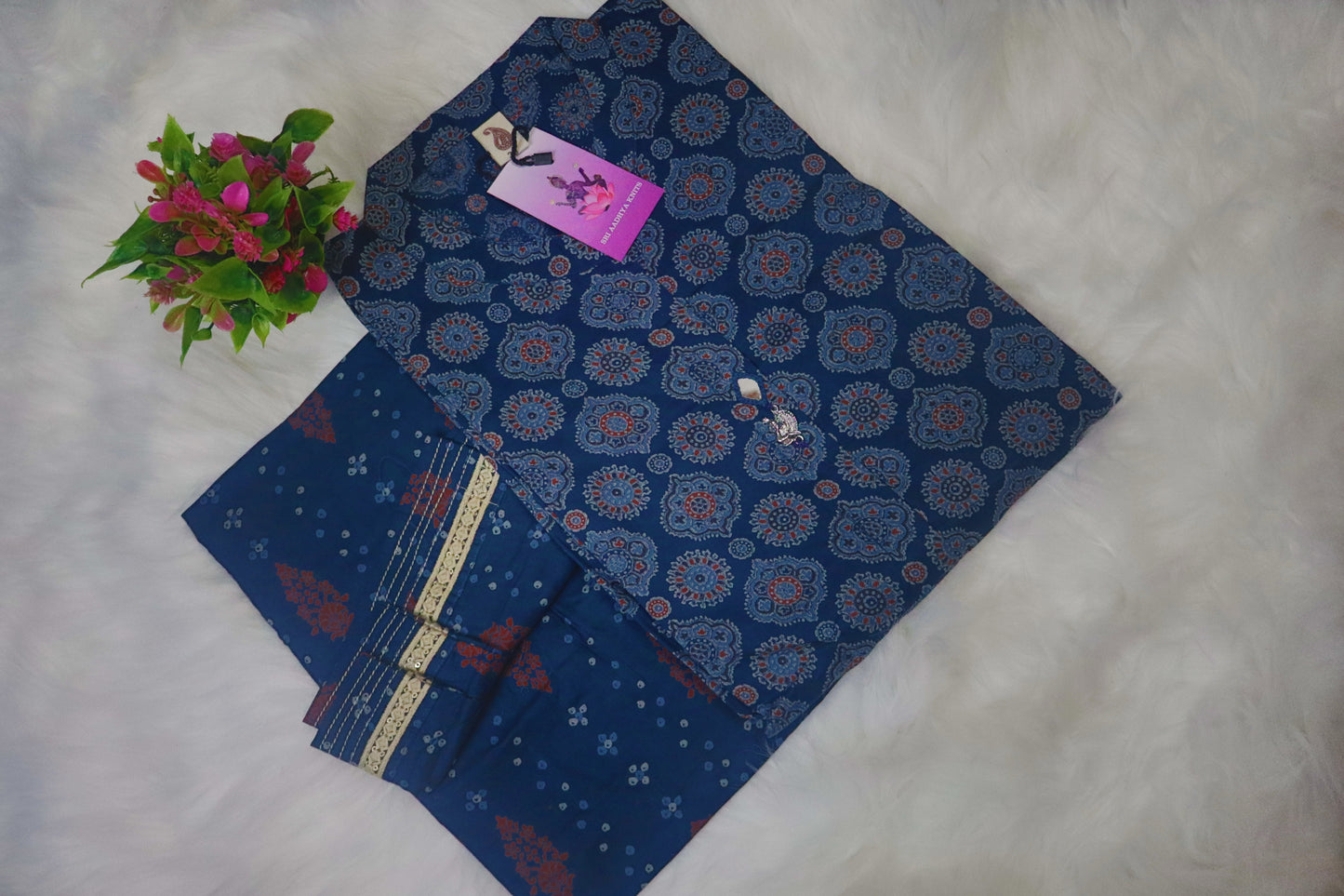 S1121 -Chinese Collar Kurthi with Pant