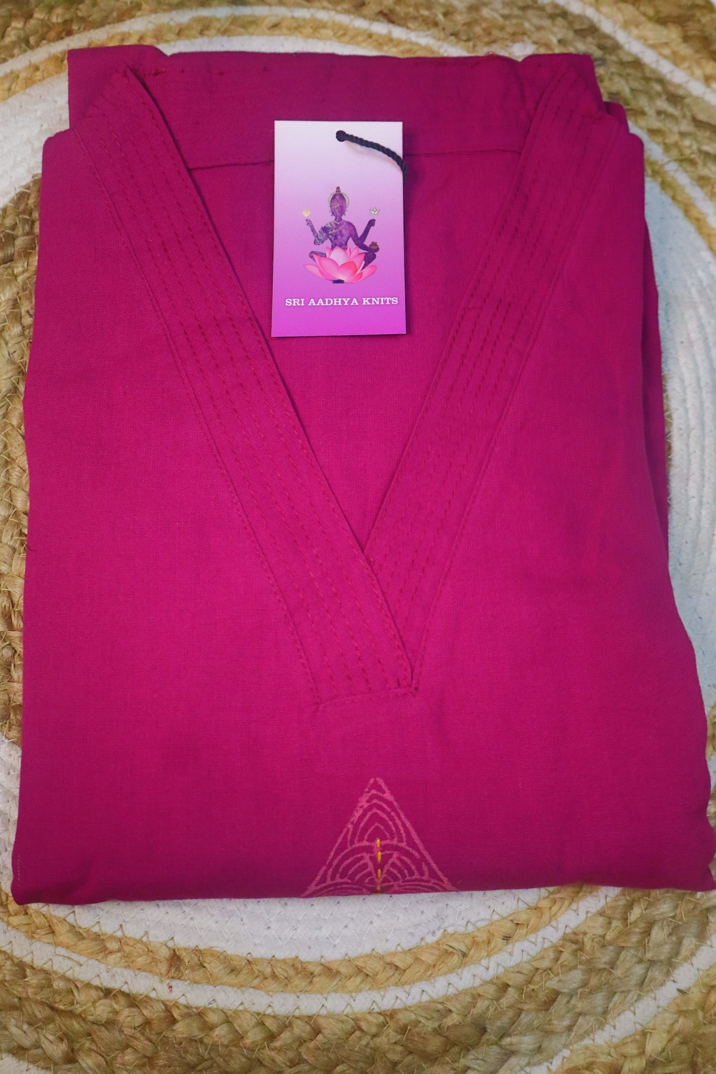 S1132 V Neck Kurthi with Pant