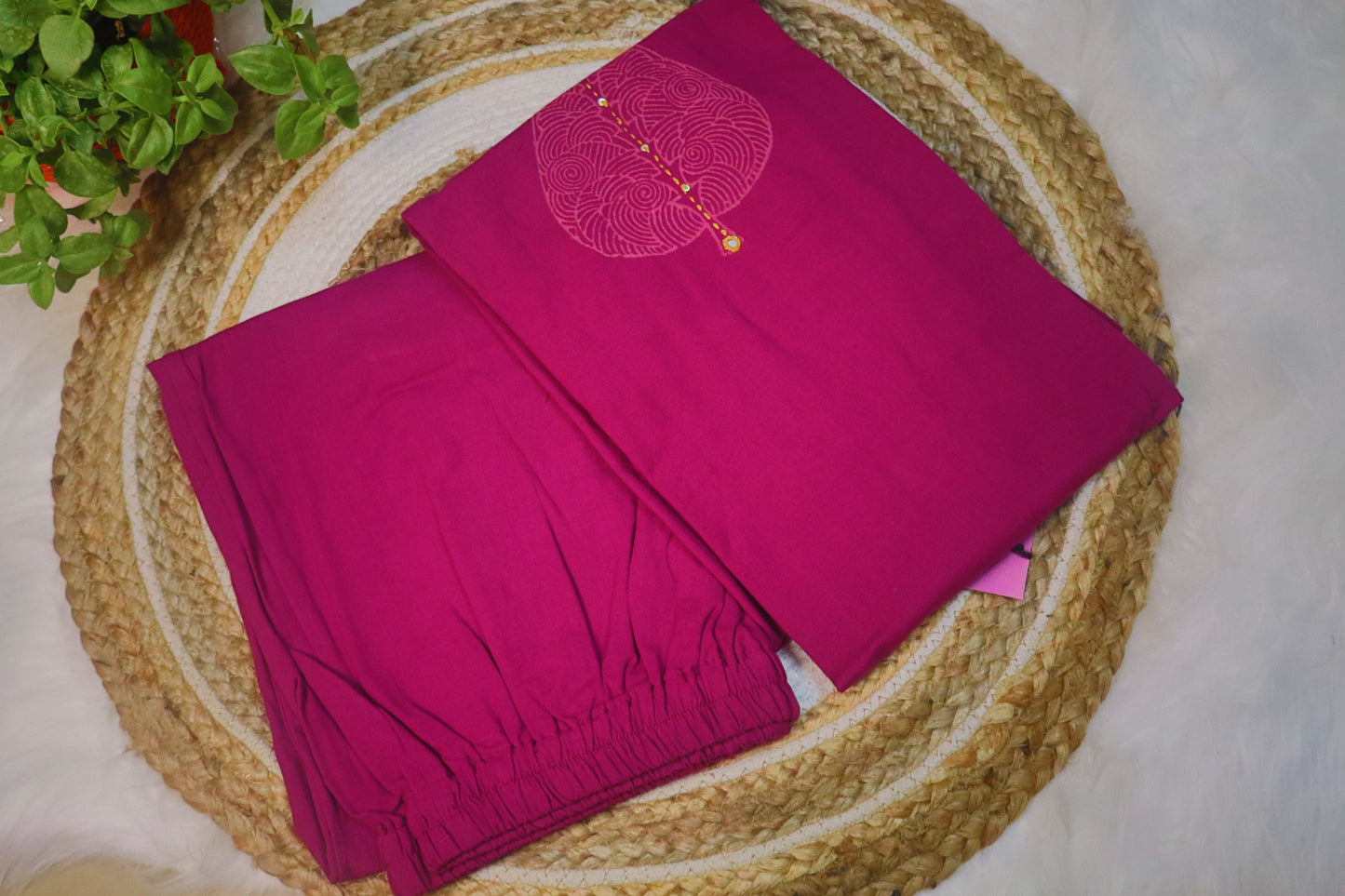 S1132 V Neck Kurthi with Pant