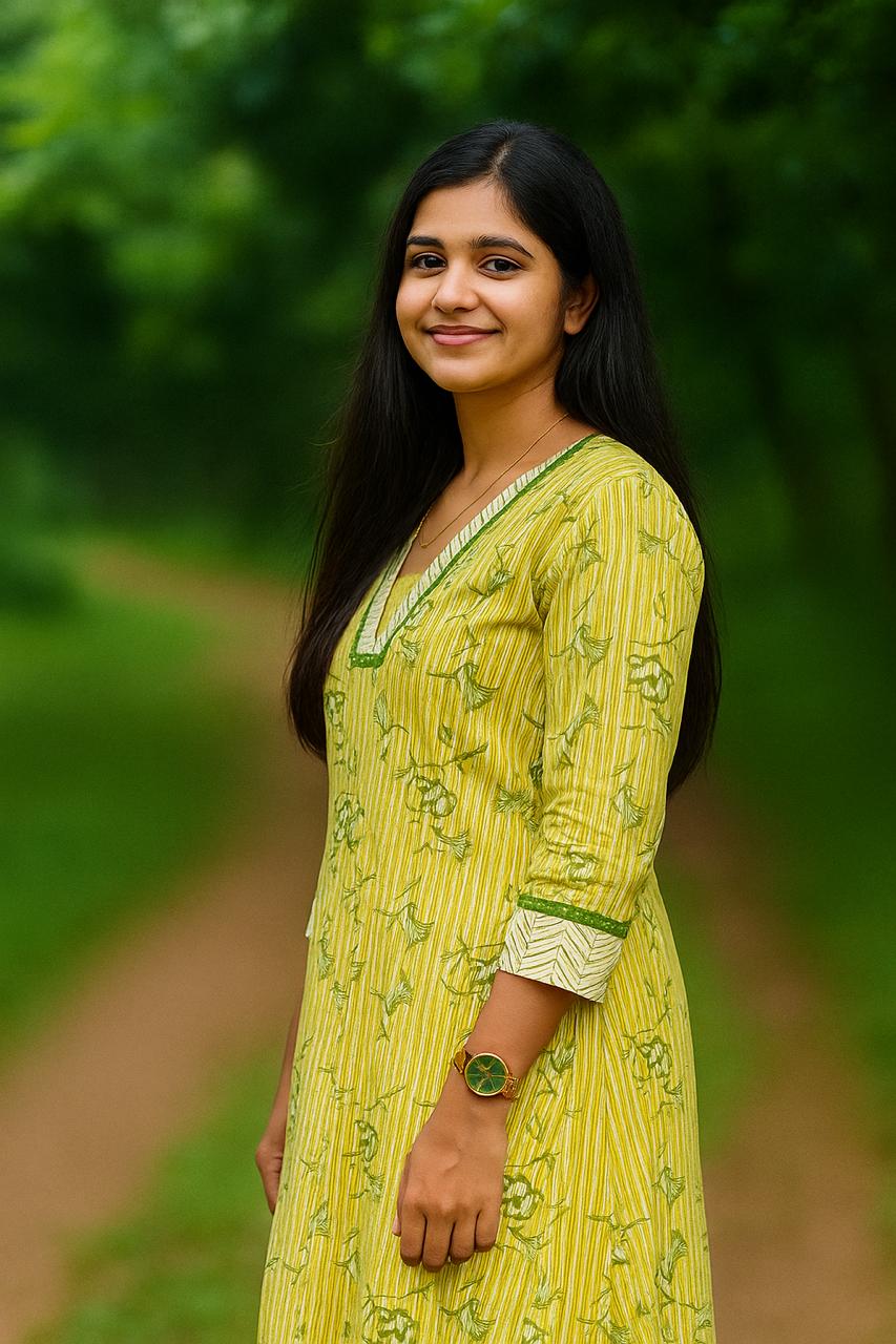 S1118 - V Neck Kurthi with Pant