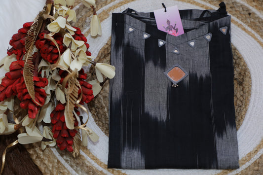 S1131 Spaghetti Top with Mirror Work and Pant